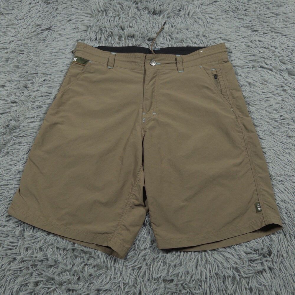 Howler Bros Shorts 34 Brown Horizon Hybrid Short Ripstop Outdoor Hiking Mens